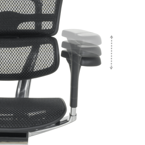 Ергономичен стол ERGOHUMAN ELITE 2 - черна рамка - черен