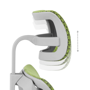 Ергономичен стол ERGOHUMAN IOO ELITE 2 - сива рамка - зелен