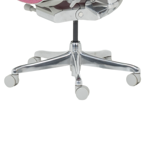 Ергономичен стол ERGOHUMAN IOO ELITE 2 - сива рамка - розов