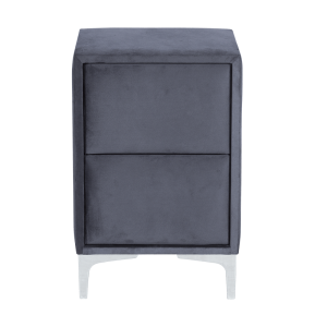 Нощно шкафче за спалня BELLA - графит 29