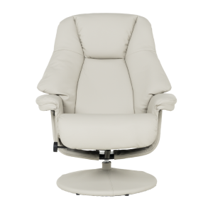 Кресло с табуретка ANA - светлосиво