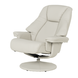 Кресло с табуретка ANA - светлосиво