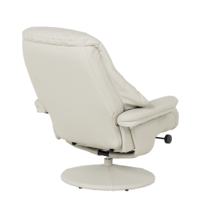 Кресло с табуретка ANA - светлосиво