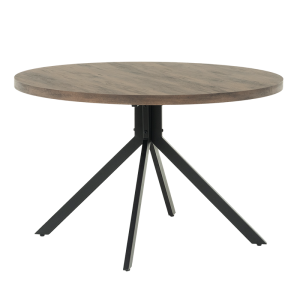 Трапезна маса LUDVIKA - орех / черно