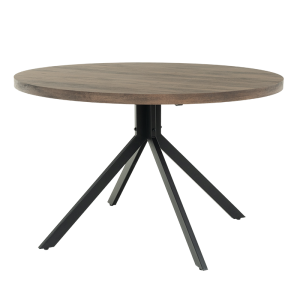 Трапезна маса LUDVIKA - орех / черно