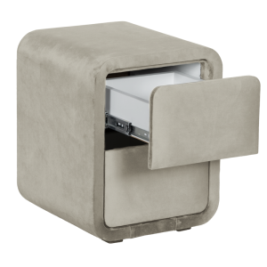 Нощно шкафче за спалня FALLONE - бежов 02