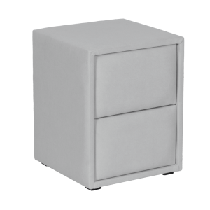 Нощно шкафче за спалня SIESTA - светлосив 21