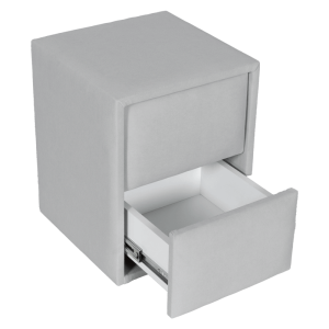 Нощно шкафче за спалня SIESTA - светлосив 21