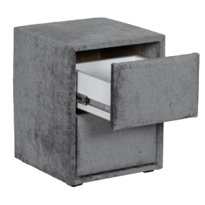 Нощно шкафче за спалня LINDA - сив 13