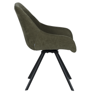 Трапезен стол MARSALA - маслено зелен