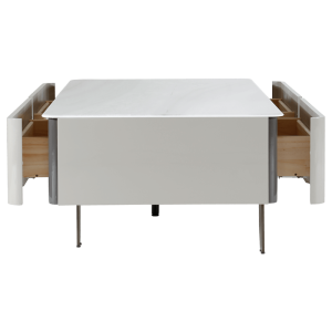 Холна маса LIORA - бял-капучино