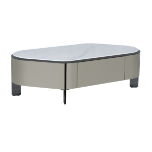 Холна маса PALMER - бял-капучино