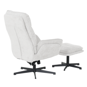 Кресло с табуретка ANDREA - шампанско