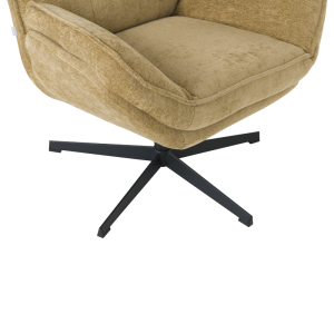 Кресло с табуретка ANDREA - горчица