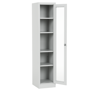 Метален шкаф Carmen CR-1001 L - сив