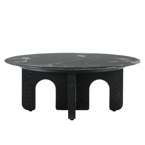 Комплект холни маси BALDER - черен-бял