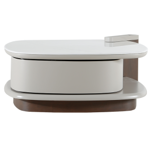 Холна маса ALDO - бял-капучино