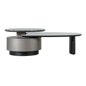 Холна маса BAKER - черен-бял