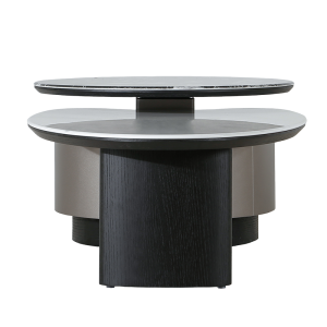 Холна маса BAKER - черен-бял