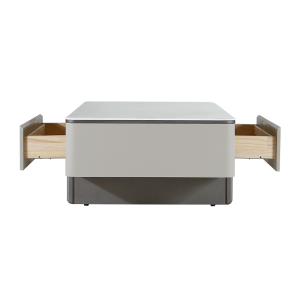 Холна маса FLINT - бял-капучино