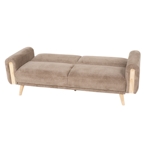 Разтегателен диван - тройка GOMA - кафяв E40