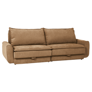 Разтегателен диван - тройка BALAMBA - охра Н37