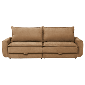 Разтегателен диван - тройка BALAMBA - охра Н37