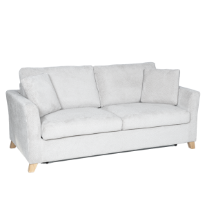 Разтегателен диван - тройка FIZI  - светлосив E05