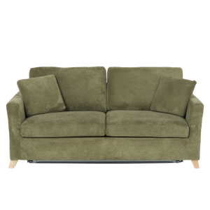 Разтегателен диван - тройка FIZI  - зелен Е75