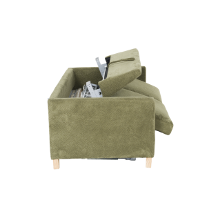 Разтегателен диван - тройка FIZI  - зелен Е75