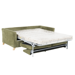 Разтегателен диван - тройка FIZI  - зелен Е75