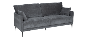 Диван тройка KAMINA - тъмносив M18