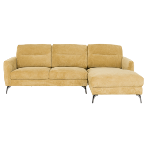 Ъглов диван INGA - жълт V68