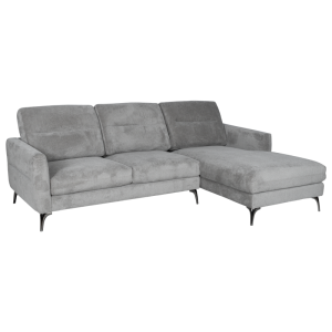 Ъглов диван INGA - сив V11