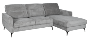 Ъглов диван INGA - сив V11