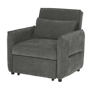 Разтегателен фотьойл AKETI - тъмносив М18