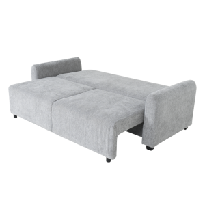 Разтегателен диван - тройка LOMELA - светлосив L03