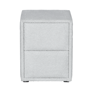 Нощно шкафче за спалня COMO - сребърен AN