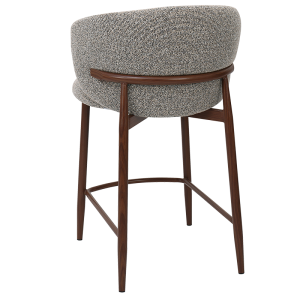 Бар стол MEMO - черен -кафяв 170 WAL