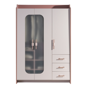 Трикрилен детски гардероб ESTELLA