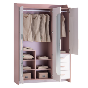 Трикрилен детски гардероб ESTELLA
