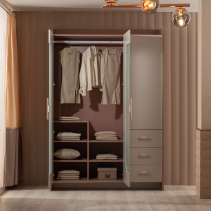 Трикрилен детски гардероб ESTELLA