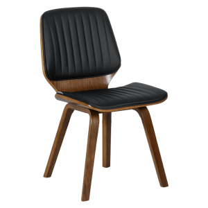 Трапезен стол Carmen 9978 - орех/черен