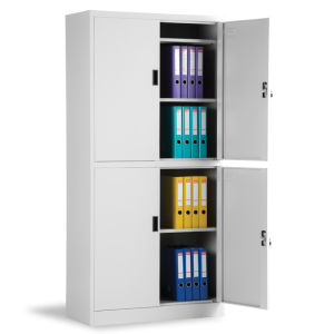 Метален шкаф CARMEN CR-1246 J - сив