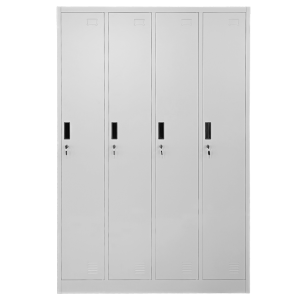 Метален шкаф Carmen CR-1242-4 J - сив