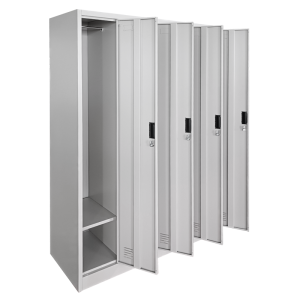 Метален шкаф Carmen CR-1242-4 J - сив