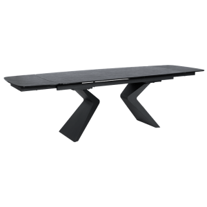 Разтегателна трапезна маса MARIPA - черна