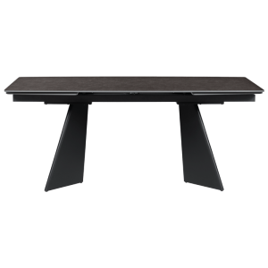 Разтегателна трапезна маса CARORA - черна