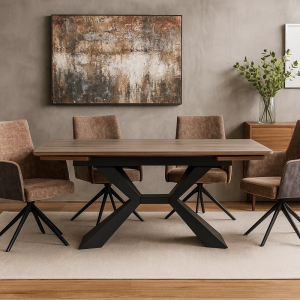 Разтегателна трапезна маса TIGRE - орех