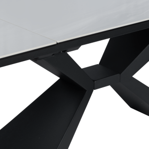 Разтегателна трапезна маса TOME - бяла